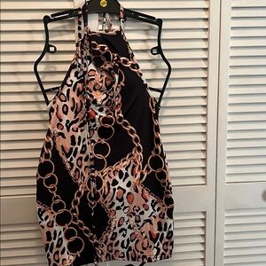 #07**Elegant Women's Intimates Set -Sexy Gold Chain Dress